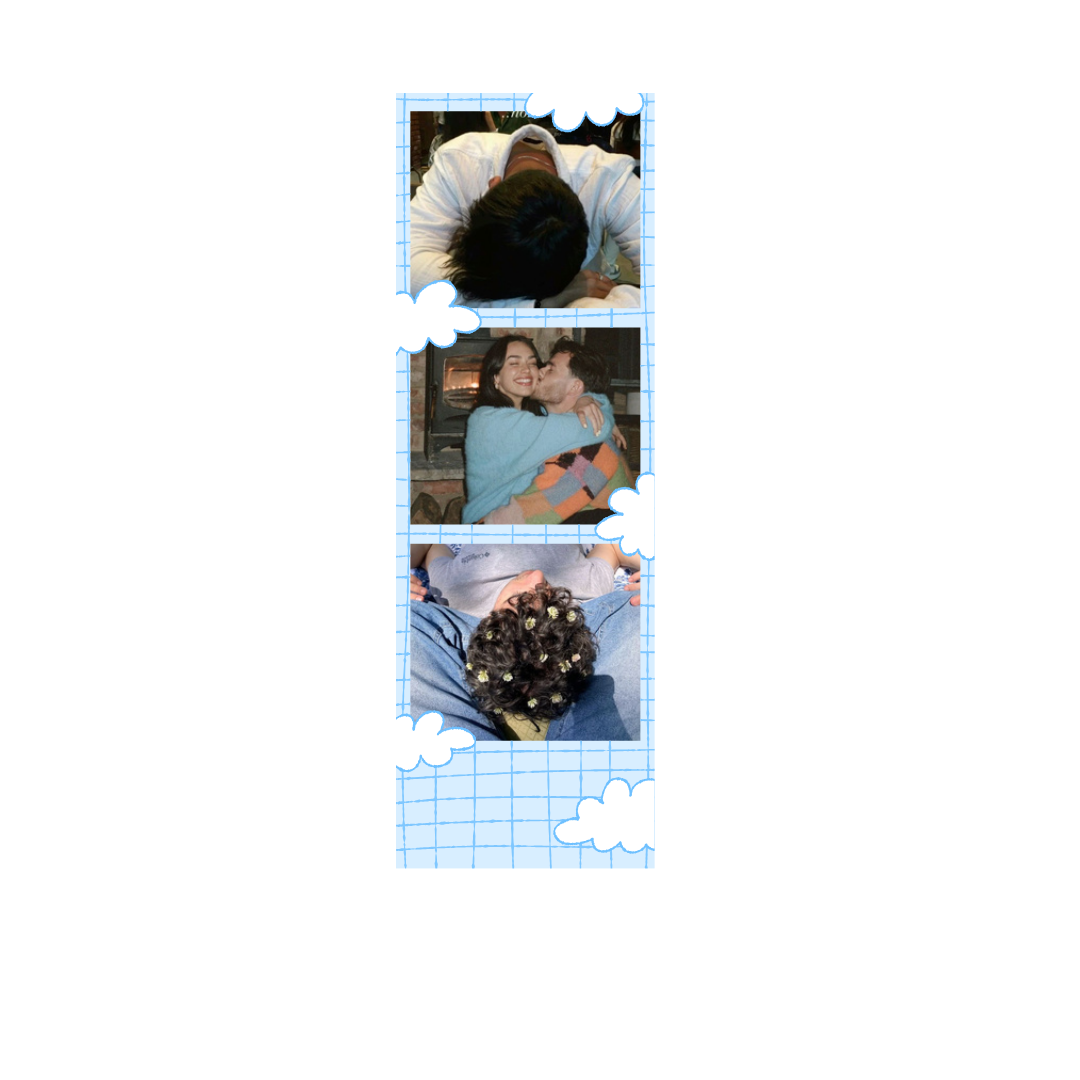 Cloud Grid Photo Strip Print
