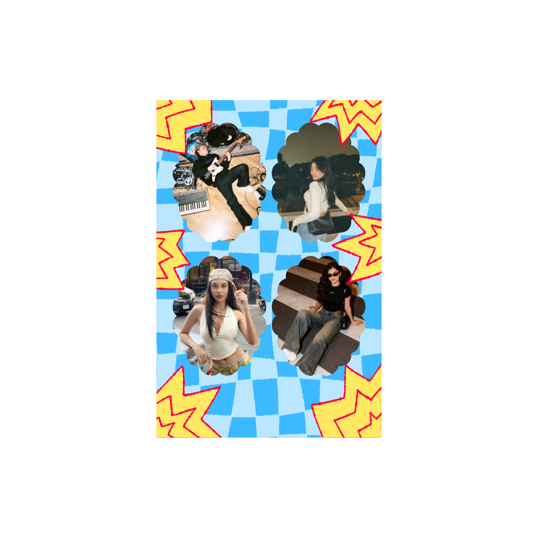Pop Bloom Collage Print