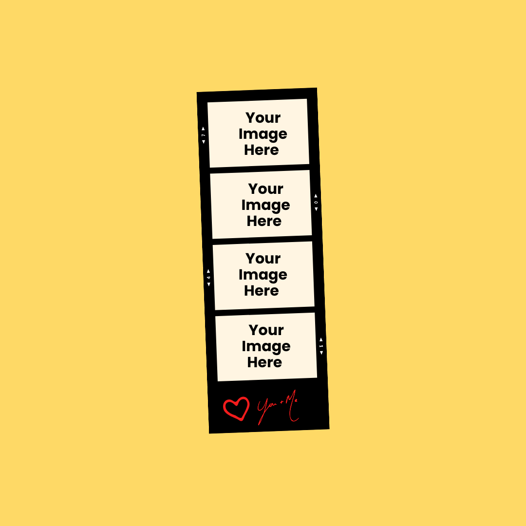 Classic Black Film Strip Print