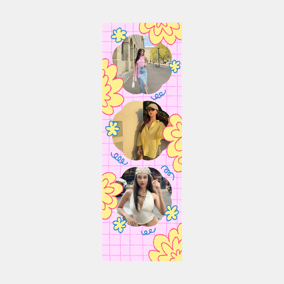 Bloom Grid Film Strip (3 Photos)