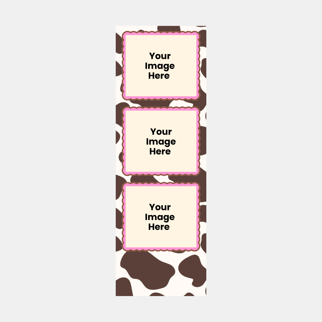 Cow Print Film Strip (3 Photos)