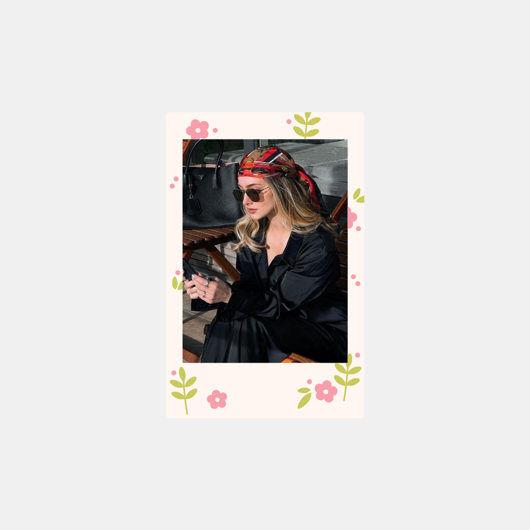 Floral Polaroid Print