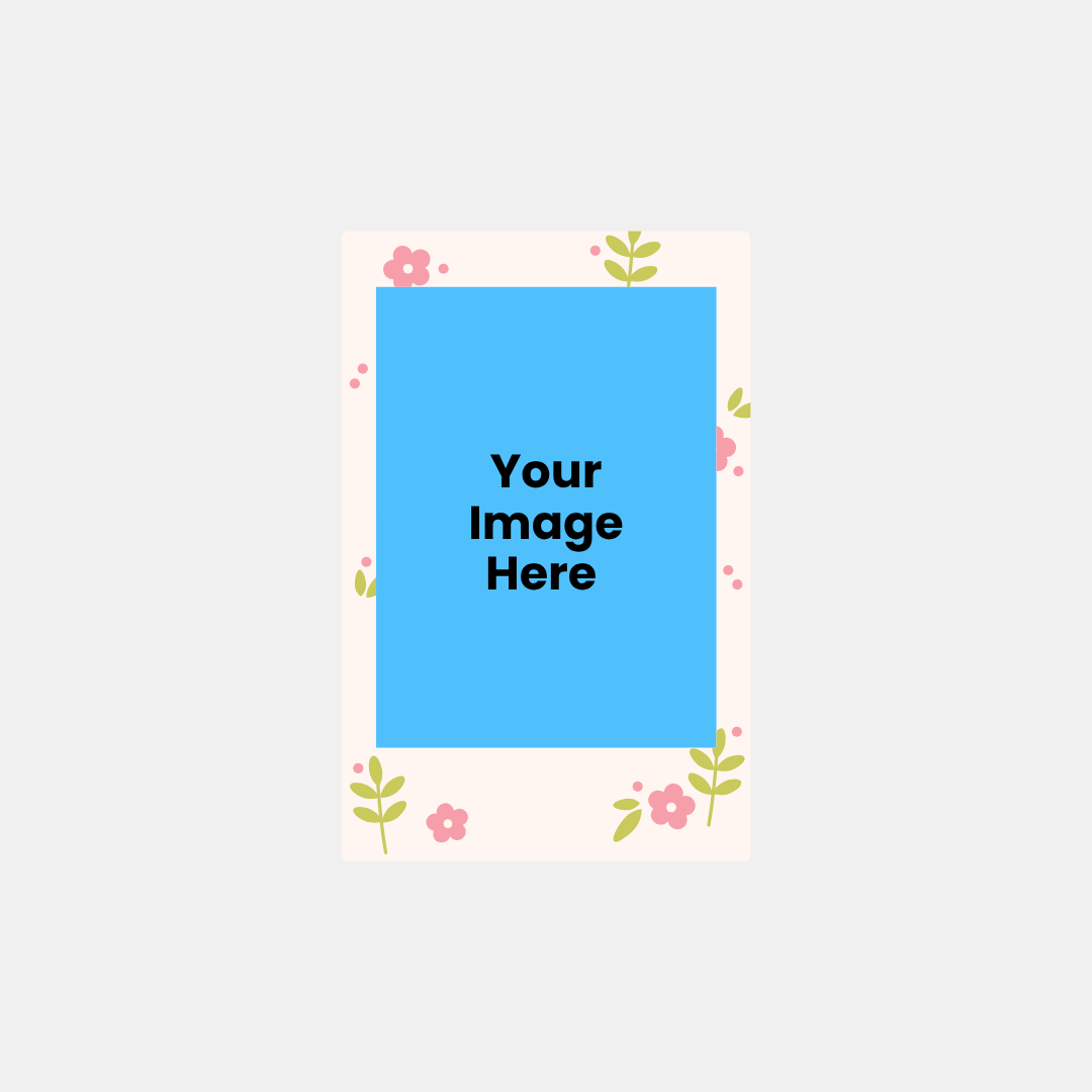 Floral Polaroid Print