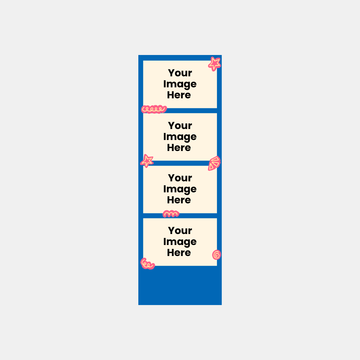 Custom Doodle Film Strip Print (4 Photos)