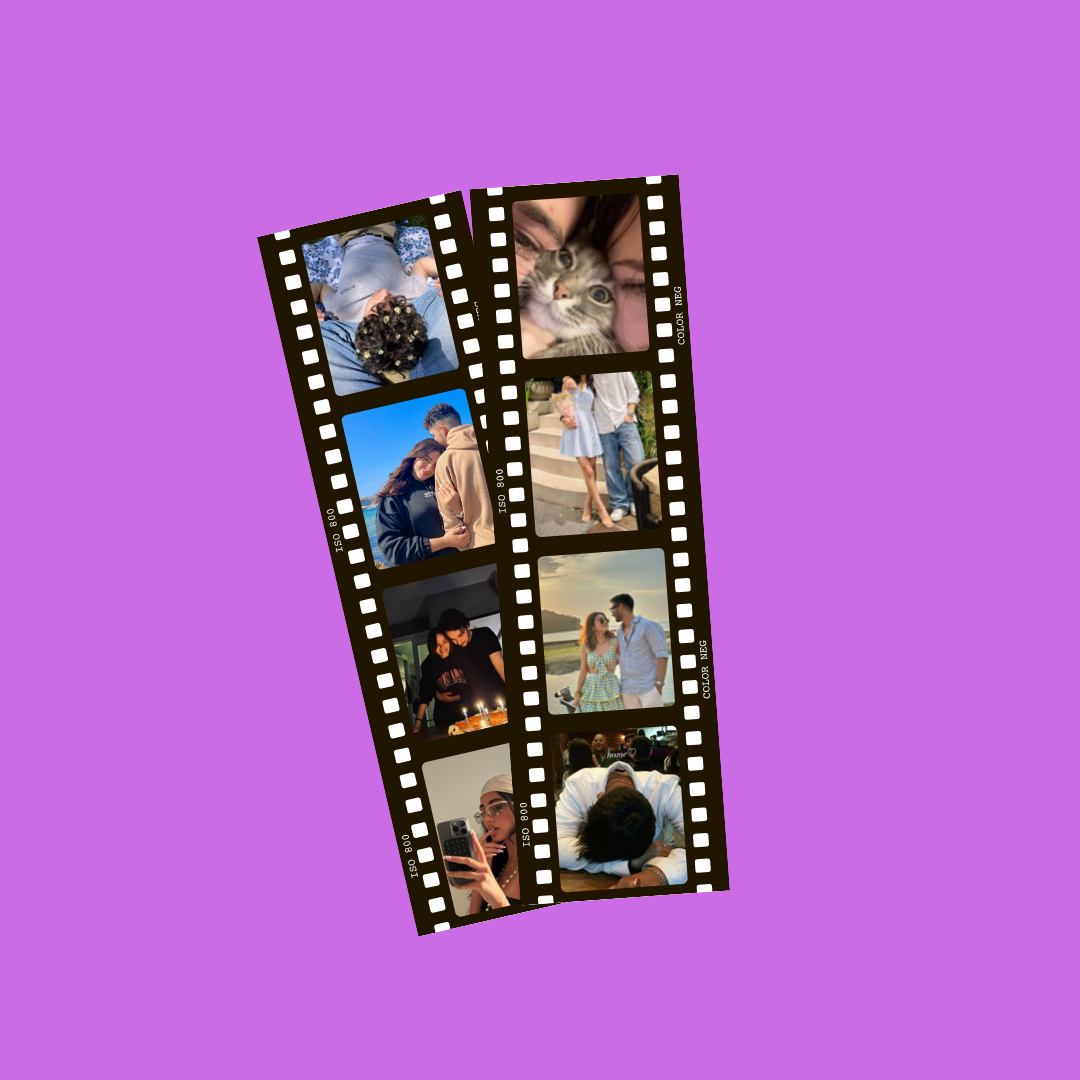 Dual Retro Film Strip Photo Print