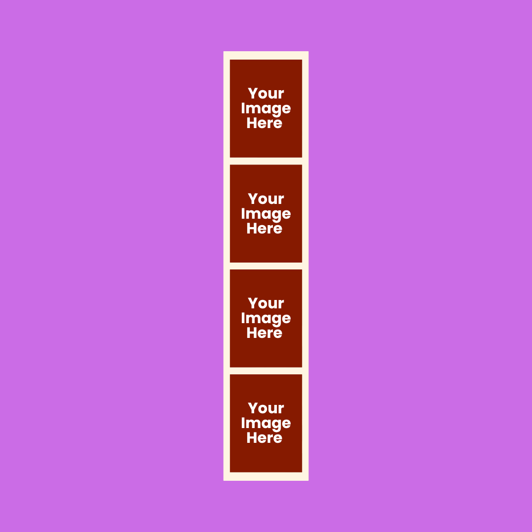 Vertical Film Strip (4 Photos)