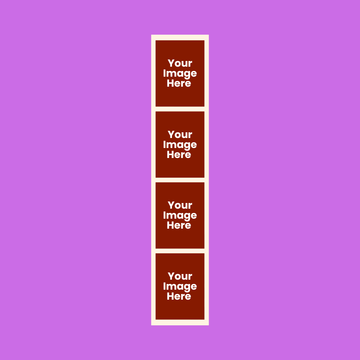 Vertical Film Strip (4 Photos)