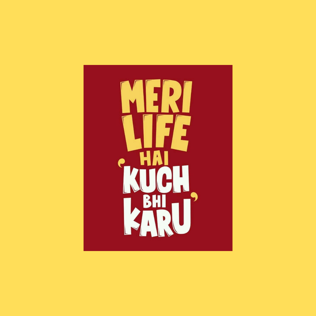 Meri Life Hai Phone Case Polaroid
