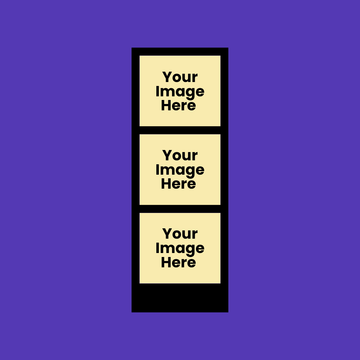 Classic Triple Film Strip Photo Print