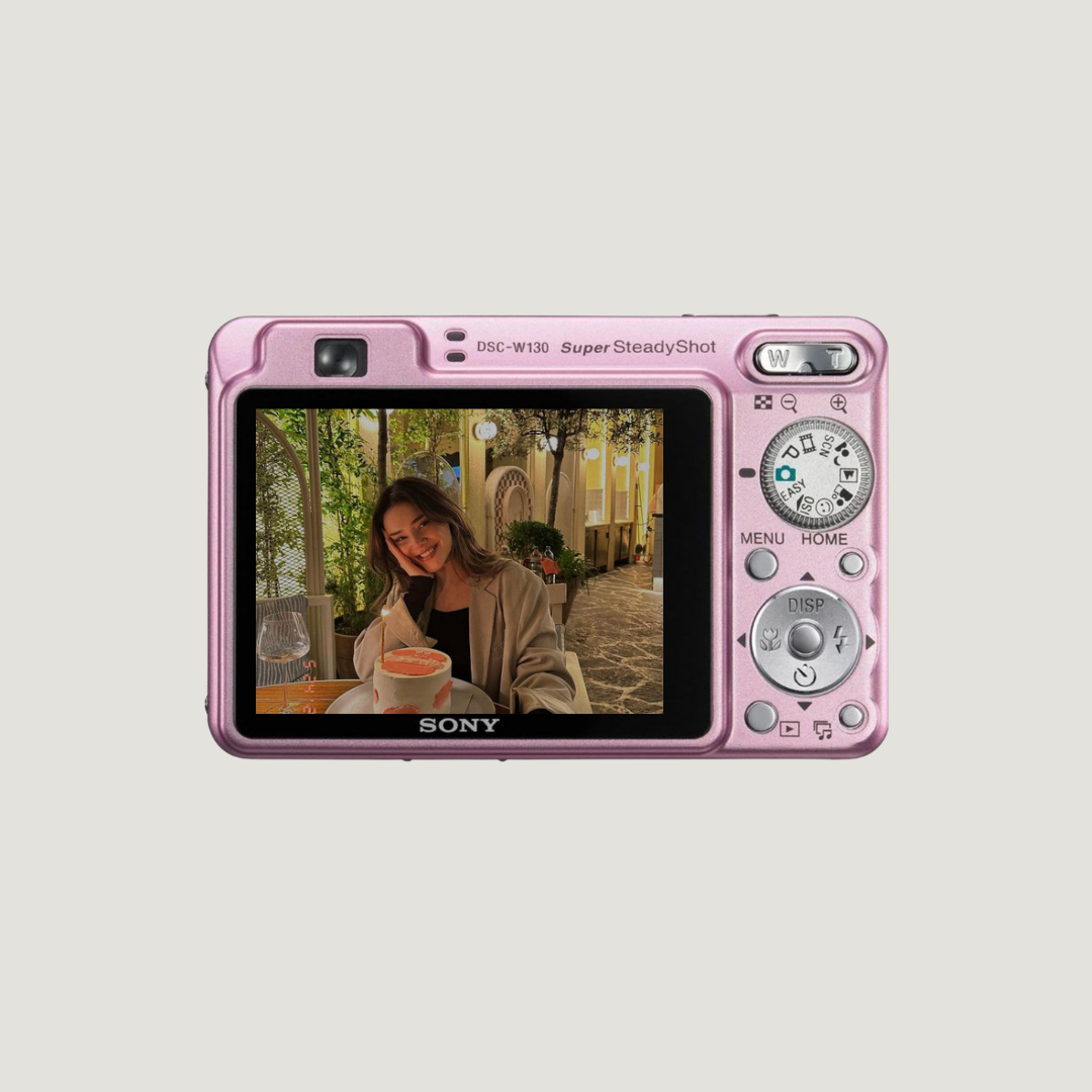 Retro Digital Camera Photo Print