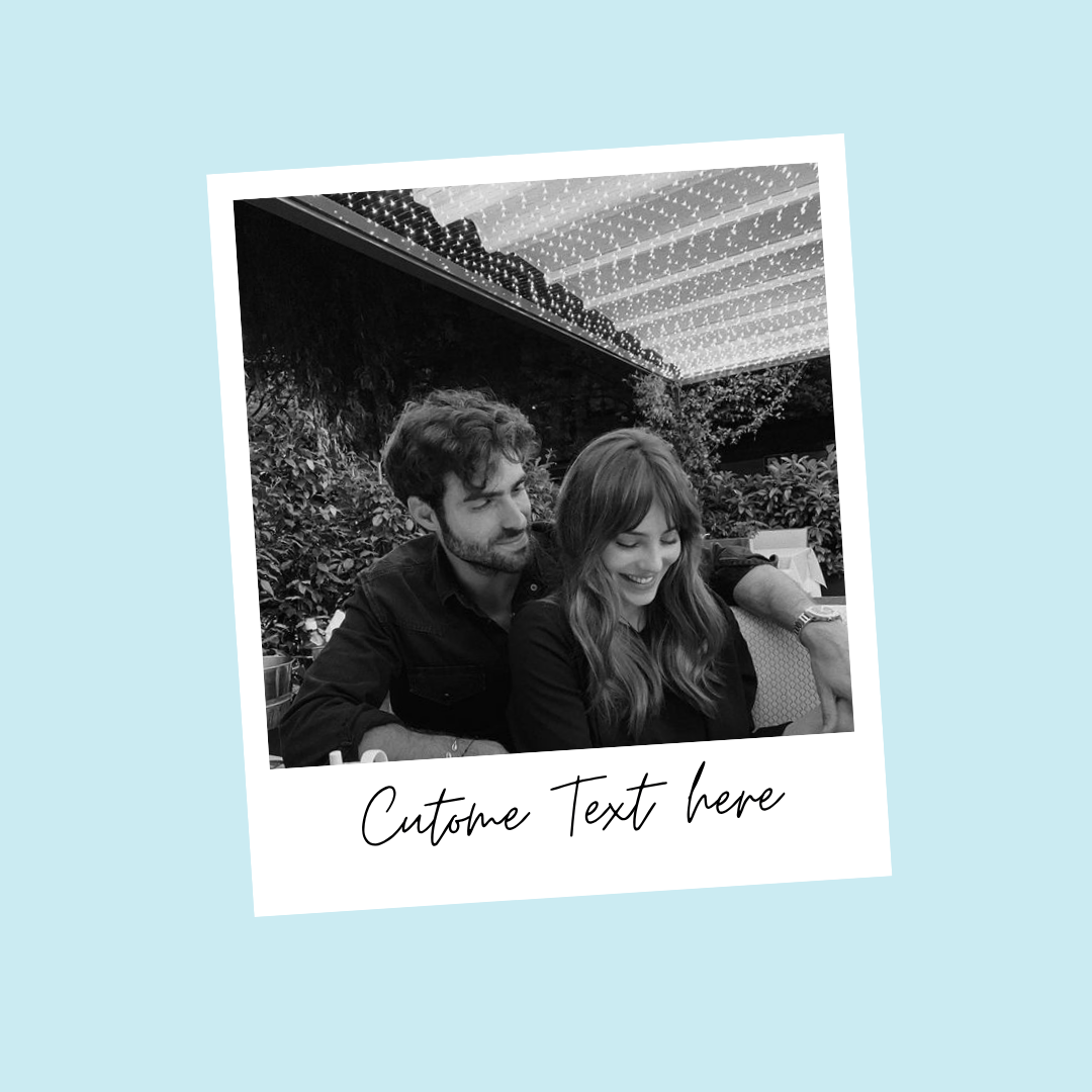 Custom Text Polaroid